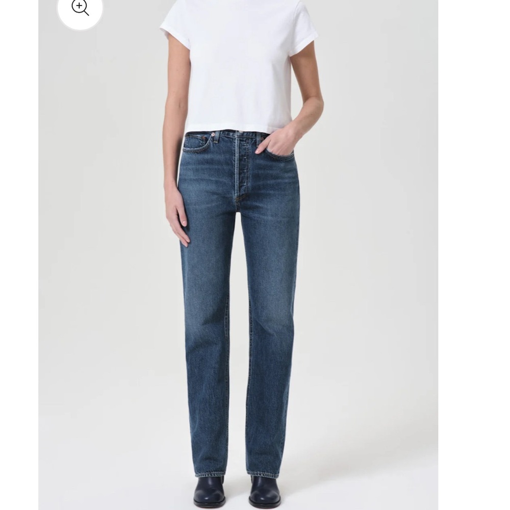 Agolde Classic Blue 90s pinch waist Jeans